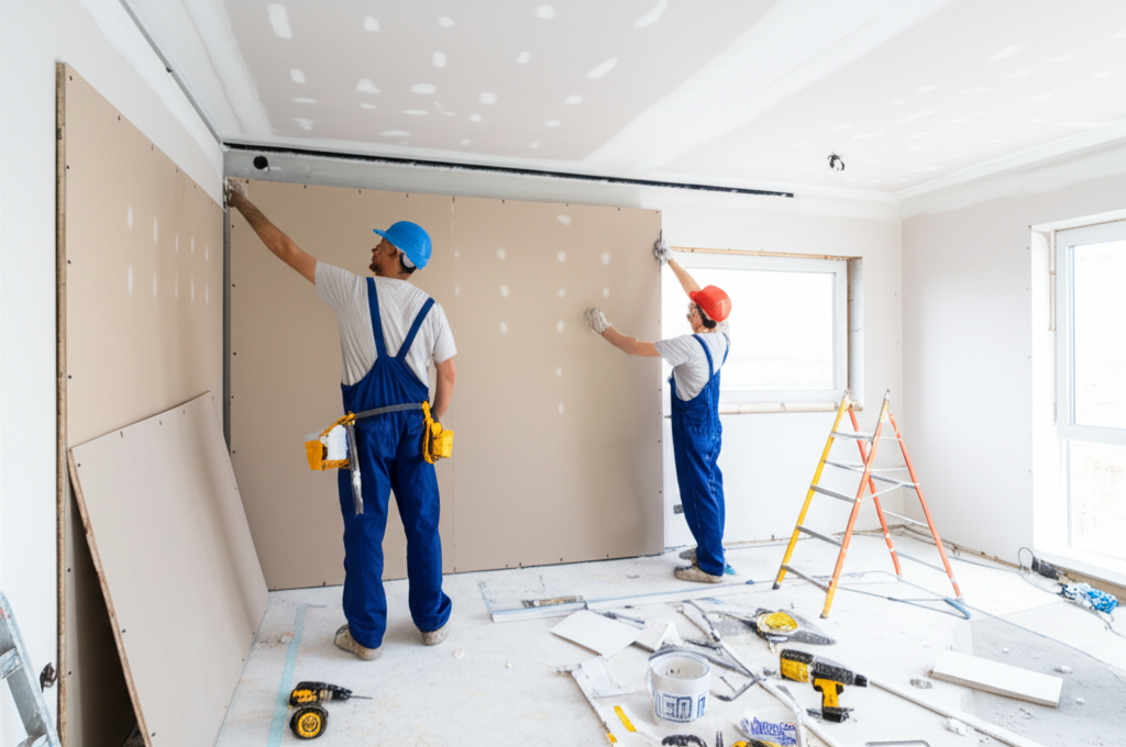 Professional drywall installation